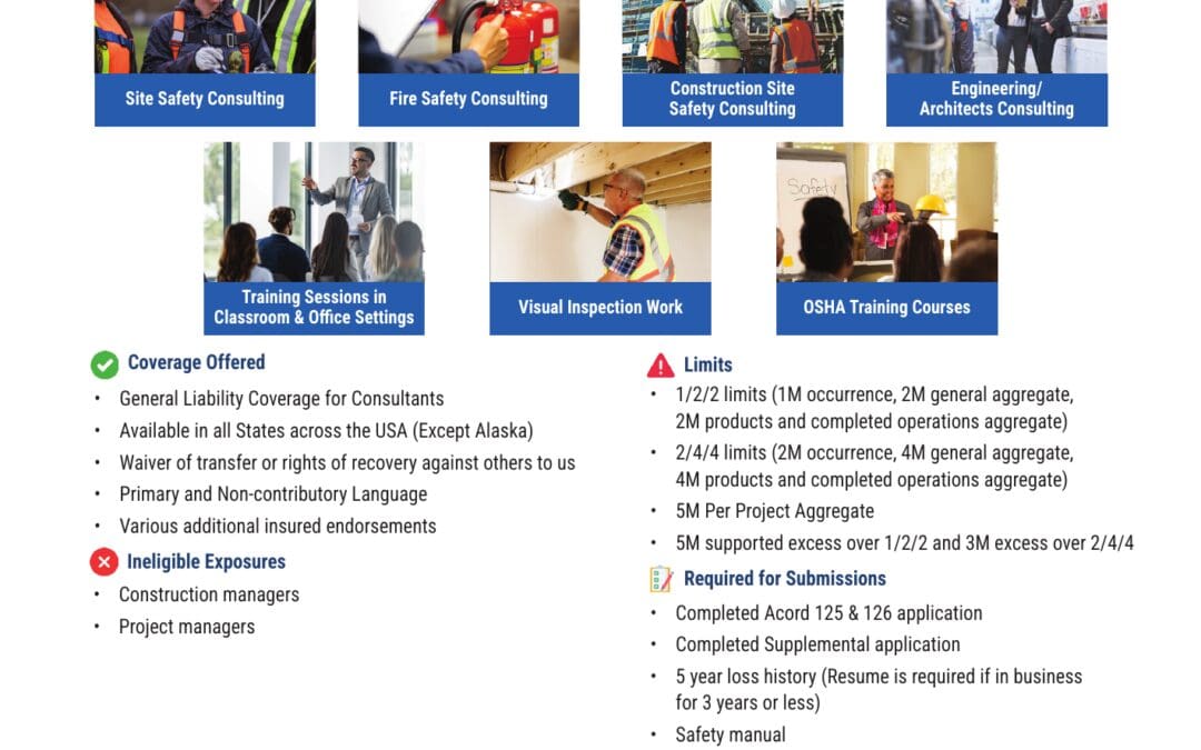 USMC Insurance broker overview for Consultants